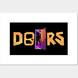 Open DOORS - Glitch (Roblox Doors) Posters and Art